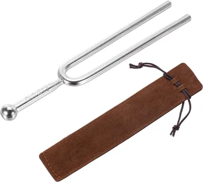Imagen del producto de Afinador de 440 Hz, acero inoxidable, 12 cm, para guitarra y violín
