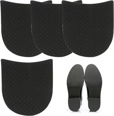 Produktbild von 2 Paar Anti-Slip Schuhhilfepads, Schuhreparaturen, Reißfeste Gummihaken, Schuhzehen 3,5 mm dick, Antirutschkissen und -schutzset