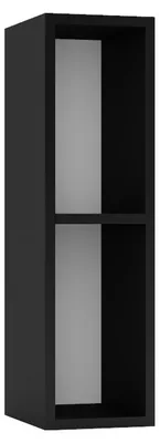 Produktbild von Küchenhängeschrank 20x72 cm - Graphit - Modulküche - Küchenschrank - Offener Oberschrank