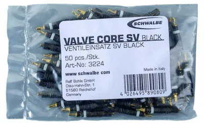 Image de Noyau de valve (50 pièces) - SV - Noir