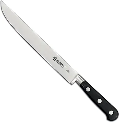 Zdjęcie produktu dla Nóż do chleba z prostym ostrzem kuty CHEF 230/340 mm