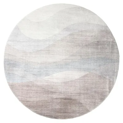 Produktbild von Moderner Teppich Rund - Field Taupe