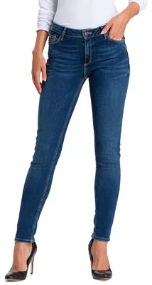 Productafbeelding van Cross Jeans, damesbroek, Alan skinny jeans, blauw, maat W25/L32