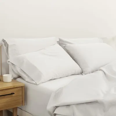 Produktbild von Slaap Percale Bettwäsche-Set, Größe: Queen, Farbe: Weiß