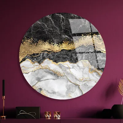 Produktbild von Wallity, UV-1133, Dekorative Malerei aus gehärtetem Glas, Mehrfarbig, 100 % gehärtetes Glas, 60 x 60 cm