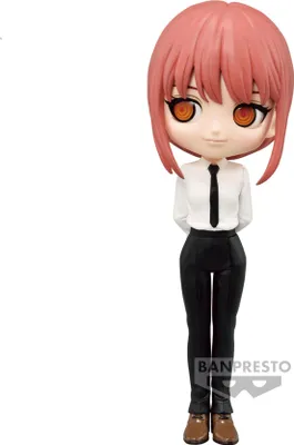 A figurine of a character from the anime series Chainsaw Man.