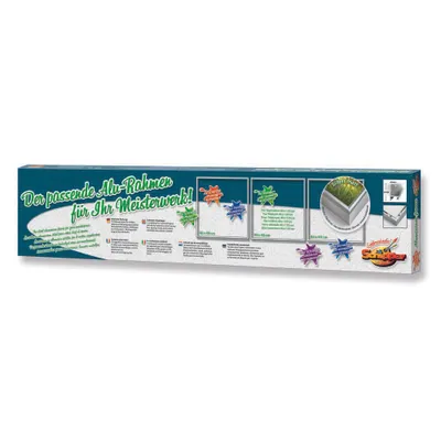 Produktbild von Noris Spiele Malen nach Zahlen - Alurahmen Tripty. Silber 120x40 cm; 605270766