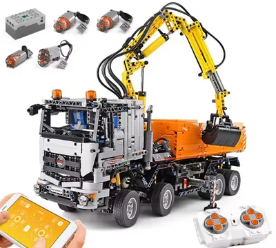 Produktbild von Mould King 19007 APP&RC LKW Truck RC Baustein Modellbau Kinder Geschenk