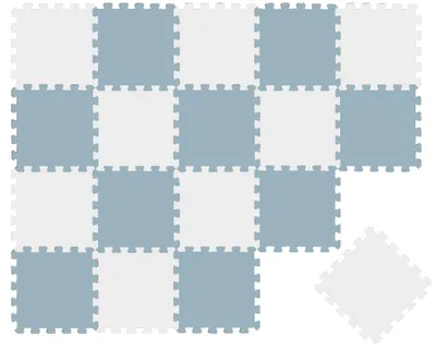 Image de 18 pièces Tapis de jeu pour bébé Tapis puzzle 30x30 Tapis d'éveil Tapis de sol Chambre d'enfant