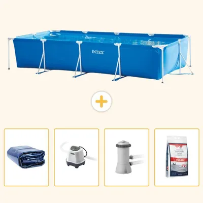 Produktbild von Rechteckiger Frame Pool - 450x220x84 cm - 5-teilig SCB54