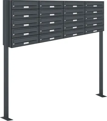 Produktbild von 20er Standbriefkasten Anlage Freistehend RAL 7016 - Anthrazit