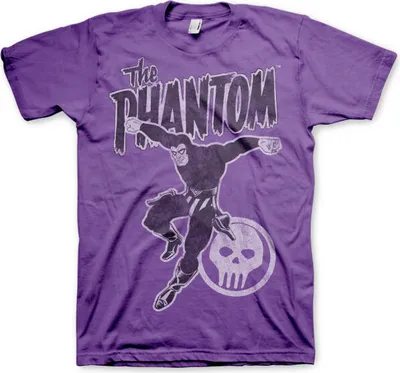 Produktbild von Phantom Jump Distressed T-Shirt - Medium - Purple