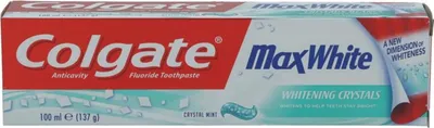 Produktbild von COLGATE MaxWhite Zahnpasta + Aufhellungskristalle Kristallminz-Gel 100 ml