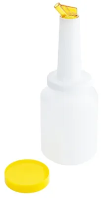 Produktbild von CONTACTO Dosier- und Vorratsflasche, Inhalt: 2,00 Liter, Höhe: 350 mm, gelb