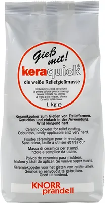 Obrázok produktu pre KNORR prandell 212160000 Odlievacia zmes keraquick, biela, 1 kg