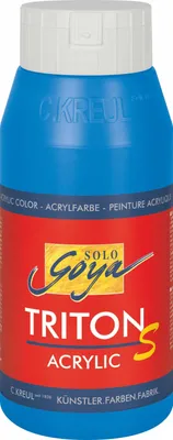 Produktbild von KREUL Acrylfarbe SOLO Goya TRITON S primäblau 750ml Flasche