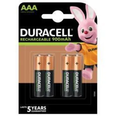 Obrázek produktu pro Nabíjecí baterie AAA mikro NiMH-akumulátor 900mAh 4ks v balení - Duracell Duralock Recharge Ultra originál