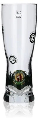 Produktbild von Alpirsbacher Bier Glas 0,3l Pokal Fußball Sonderedition Wei0bier Weizen Gläser