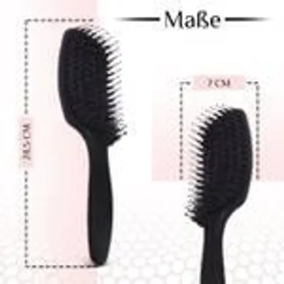 Zdjęcie produktu dla Szczotka do włosów hair2heart bez szarpania z włosiem dzika – profesjonalna szczotka rozczesująca, pielęgnująca długie i kręcone włosy dla kobiet i mężczyzn