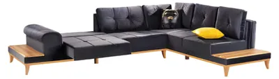 Produktbild von Ecksofa Sofa Polstergarnitur Couch Wohnlandschaft L-form Design Neu