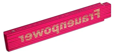 Produktbild von Zollstock in Pink, 2 Meter, mit Lasergravur für besondere Anlässe