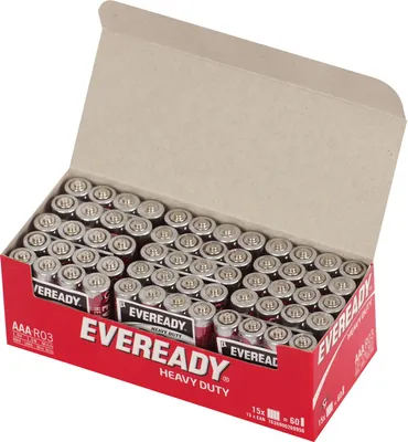 Obrázok produktu pre Eveready (Wonder) AAA zinkochloridové batérie - 60 kusov