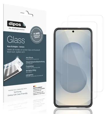 Zdjęcie produktu dla 2x dipos GlassCC Samsung Galaxy S26 Case Friendly