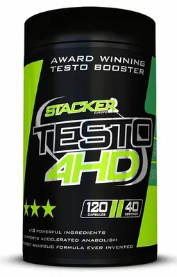 Imagen del producto de Stacker2 Testo 4HD Standard: Suplemento para aumentar los niveles de testosterona. Complejo testosterónico