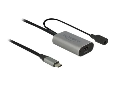 Obrázok produktu pre DeLOCK 85392, 5 m, USB C, USB C, USB 3.2 Gen 1 (3.1 Gen 1), Čierna, Šedá