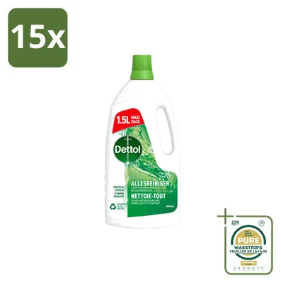 Produktbild von 15 x Dettol Original Allesreiniger - 1,5 l - Vorratspackung - 15 Stücke