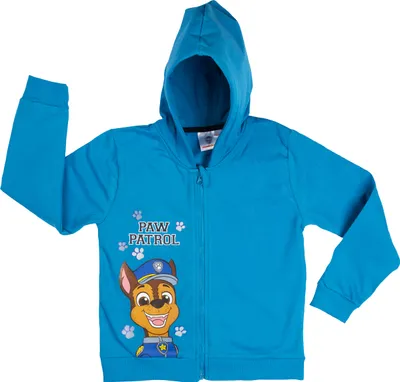Produktbild von Paw Patrol Kapuzenpullover für Jungen mit Reißverschluss Hoodie Sweatjacke Blau 110-116