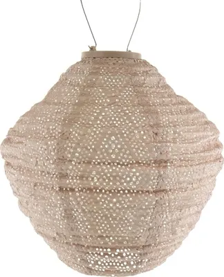 Produktbild von LUMIZ Lampion Solarlampe Jar 30 Ikat Pink lachsfarben Ø 30 cm - Tyvek®
