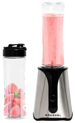 Image de Grunkel BAT-350SMOOTH, mixeur sur pied, 0,6 litre, 450 W, noir, acier inoxydable