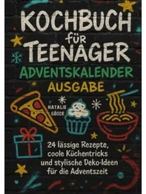 Produktbild von Kochbuch Teenager Advendskalender Ausgabe mit Farbfotos