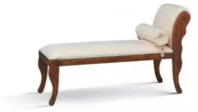 Zdjęcie produktu dla Szezlong Meble Salon Włoskie Meble Leżanka Biała Sofa Relaks Nowa