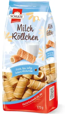 Obrázek produktu pro Mléčné oplatky Schulte s tenkými oplatkami, jemné a vzdušné 175g