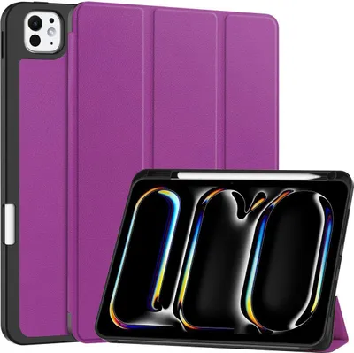 Produktbild von Bizon Case Tab Lizard Apple iPad Pro 11" 5. Generation 2024 dunkel lila