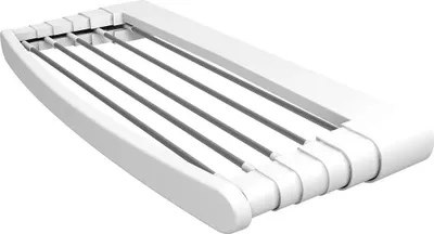 Produktbild von Tendedero Retráctil Gimi 153791 Telepack 70 De pared Aluminio Blanco Resina (70 x 30 x 6 cm) (5 m)