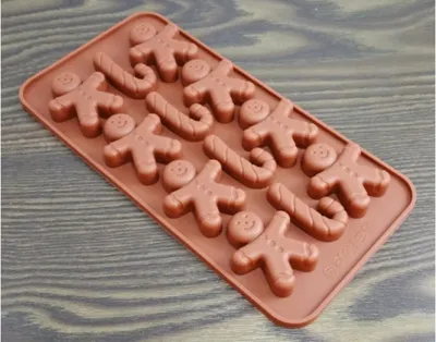 Produktbild von Silikonform Shrek Ciastek für 12 Pralinen