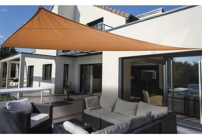 Obrázok produktu pre Tieniaca plachta PES 200 g/m², tehlová 460x460x460 cm