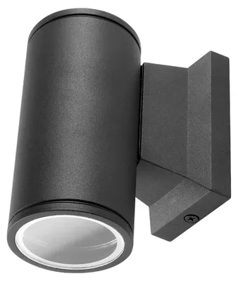 Obrázok produktu pre VoltShine – Čierna jednosmerná nástenná lampa pre žiarovky GU10 (bez žiarovky)