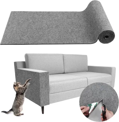 Produktbild von Kratzteppich für Katzen, Schutz vor Kratzern, 40 x 300 cm, für Möbel