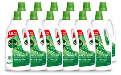 Produktbild von 12 x Dettol Original Allesreiniger - 1,5 l - Vorteilspackung - 12 Stücke