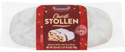 Obrázek produktu pro KuchenMeister Vánoční závin se sultánkami a moučkovým cukrem 750g