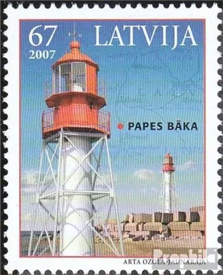 Produktbild von Briefmarken Lettland 2007 Mi 699A (kompl.Ausg.) postfrisch Leuchtturm