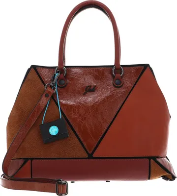 Imagen del producto de Gabs Cuero bolso de hombro Rioko Momu Sendai Black Shoulder Bag Bruciato marrón