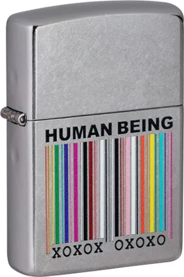 Obrázek produktu pro Zippo, benzínové zapalovače, kolekce 2022, design "Human Being", odolné proti větru, celoživotní kvalita