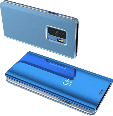 Image de Clear View Case Housse pour Samsung Galaxy A24 4G Flip Cover bleu