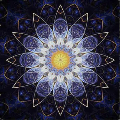 Zdjęcie produktu dla Norimpex Diamant Malerei 7D Blau Mandala 30x30cm