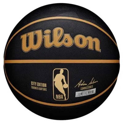 Immagine prodotto di Wilson - Pallone da basket "Toronto Raptors", NBA PP9342 (7) (nero)